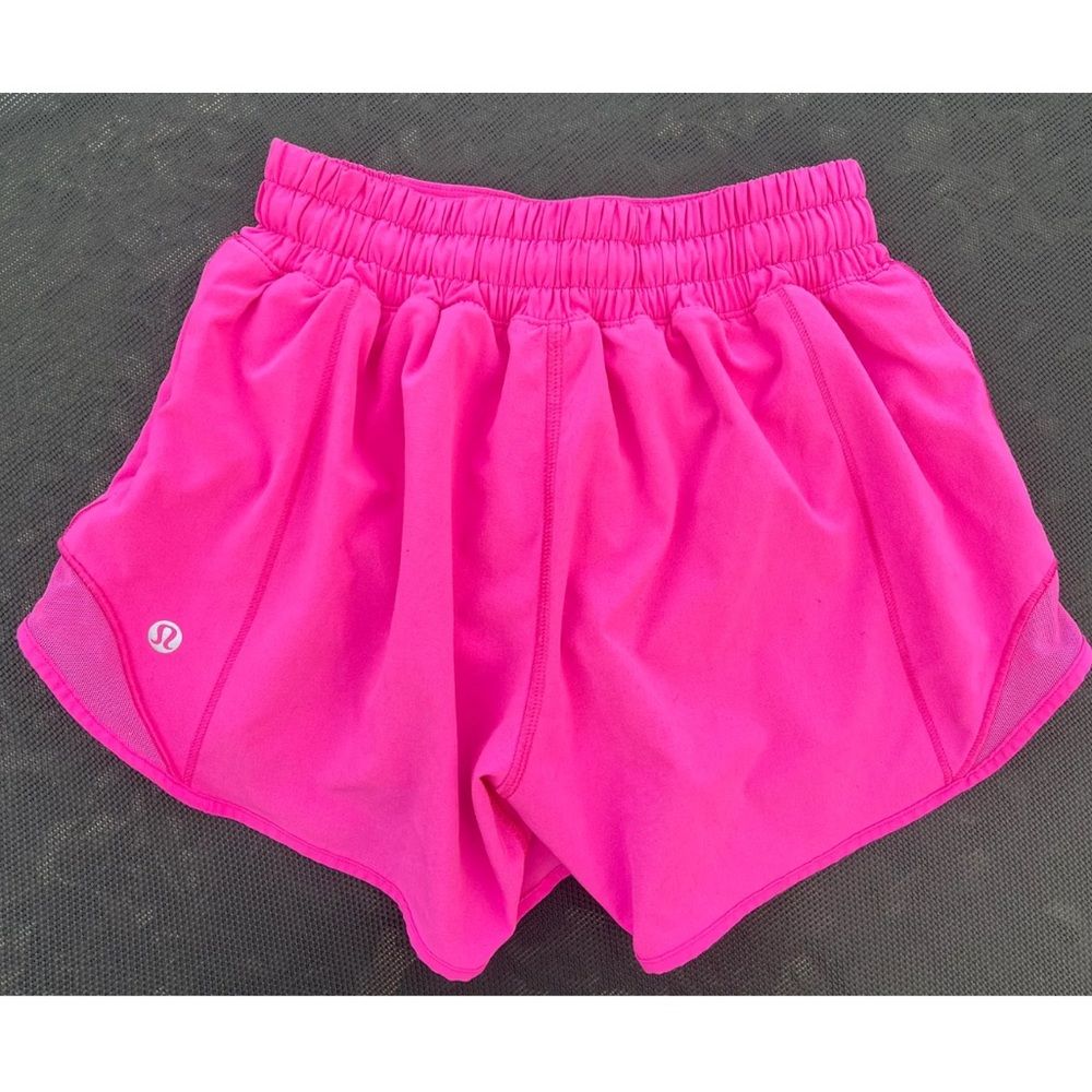 Lululemon Sonic Pink Hotty Hot Shorts